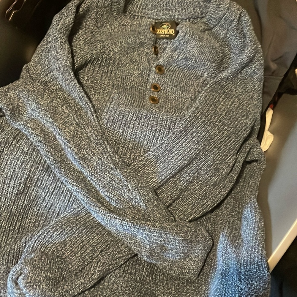 Blue-ish kinda long sweater